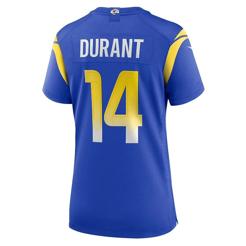 Women's Nike Cobie Durant Royal Los Angeles Rams Game Player Jersey