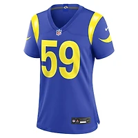Women's Nike Darryl Peterson  Royal Los Angeles Rams Team Game Jersey