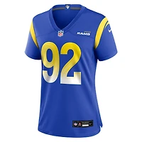 Women's Nike David Olajiga  Royal Los Angeles Rams Team Game Jersey