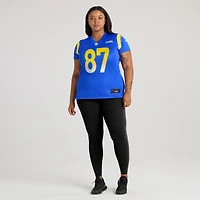 Maillot de match à domicile Nike Davis Allen Royal Los Angeles Rams pour femme