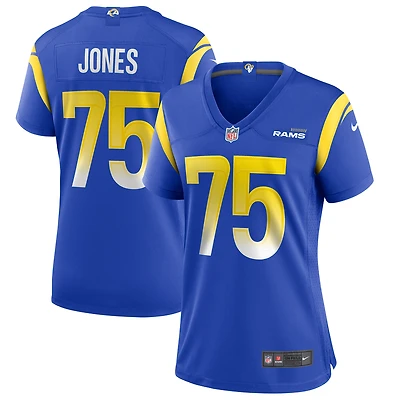 Maillot de joueur retraité Nike Deacon Jones Royal Los Angeles Rams Game pour femme
