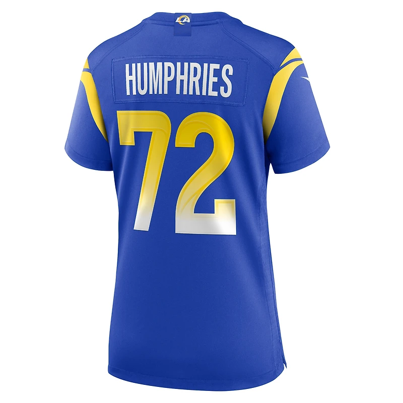 Maillot Nike D.J. Humphries Royal pour femme des Los Angeles Rams
