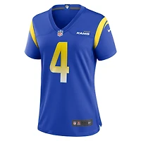 Maillot de match l'équipe Nike Dresser Winn Royal Los Angeles Rams pour femme