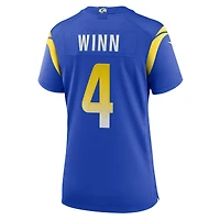 Maillot de match l'équipe Nike Dresser Winn Royal Los Angeles Rams pour femme