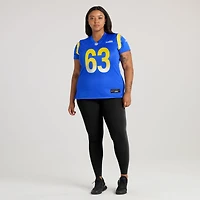 Women's Nike Dylan McMahon  Royal Los Angeles Rams Team Game Jersey