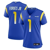 Maillot Nike Emmanuel Forbes Jr. Royal pour femme des Los Angeles Rams