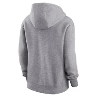 Sweat à capuche Nike Los Angeles Rams Team Logo Club Fleece gris chiné pour femme