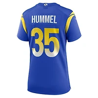 Maillot Nike Jake Hummel Royal Los Angeles Rams Game Player pour femme