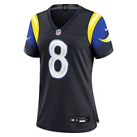 Maillot Nike Jared Verse pour femme bleu nuit Los Angeles Rams 2025 Rivalries Collection Game