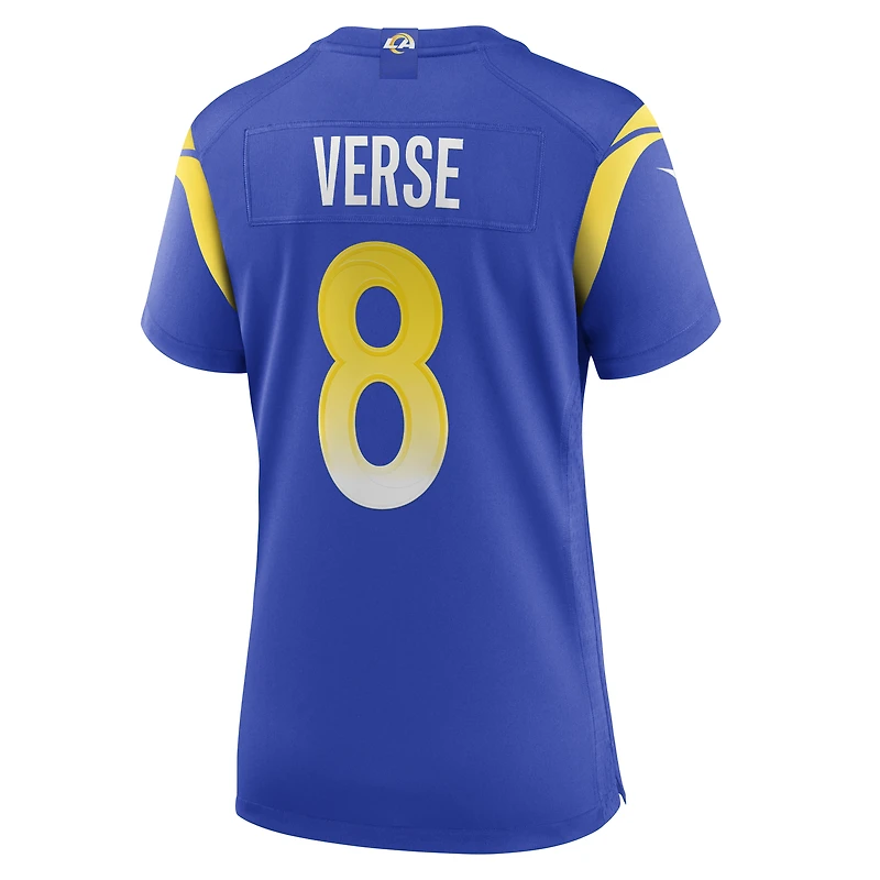 Maillot Nike Jared Verse Royal pour femme des Los Angeles Rams
