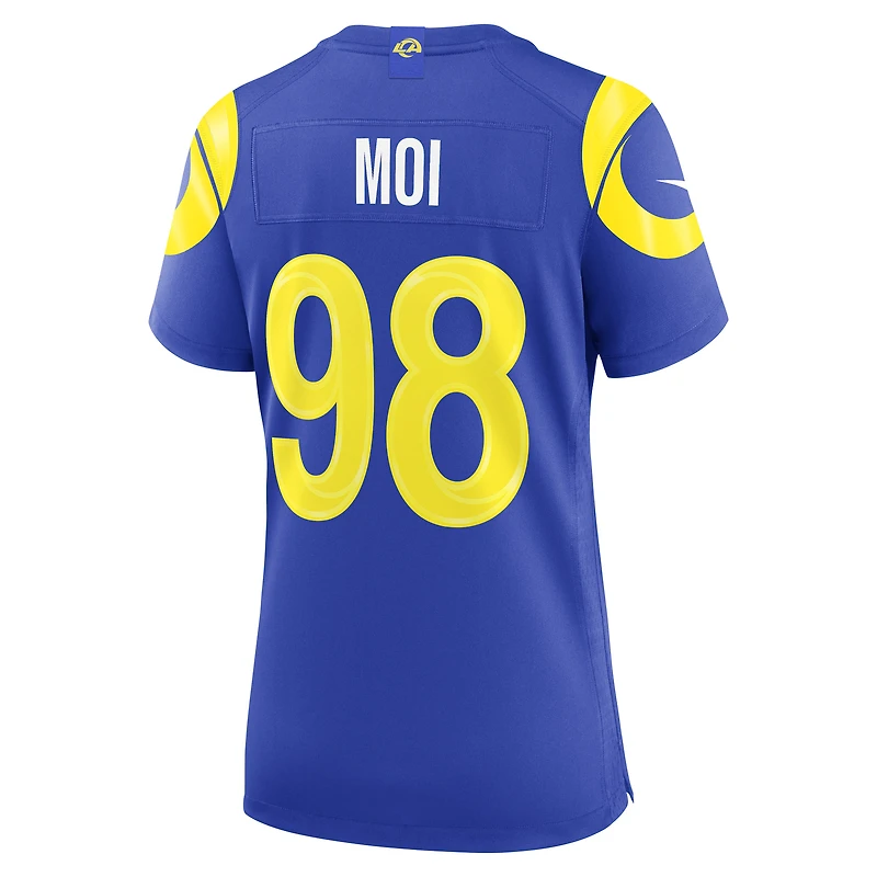 Maillot de match Nike Jaxson Moi Royal Los Angeles Rams pour femme