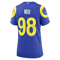 Maillot de match Nike Jaxson Moi Royal Los Angeles Rams pour femme
