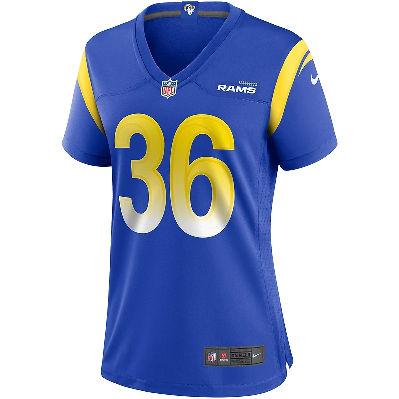 Maillot de joueur retraité Nike Jerome Bettis Royal Los Angeles Rams Game pour femme