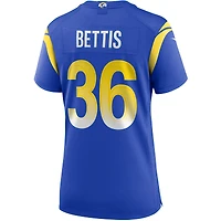 Maillot de joueur retraité Nike Jerome Bettis Royal Los Angeles Rams Game pour femme
