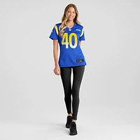 Women's Nike Jesse Luketa  Royal Los Angeles Rams Team Game Jersey
