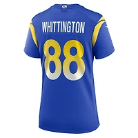 Maillot de match Nike Jordan Whittington Royal Los Angeles Rams pour femme