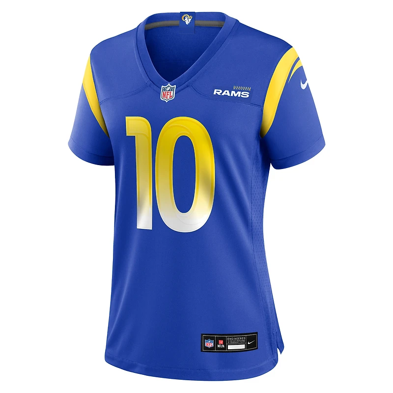 Maillot Nike Josaiah Stewart Royal Los Angeles Rams Team Game pour femme