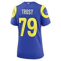 Women's Nike Keagen Trost Royal Los Angeles Rams Team Game Jersey