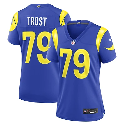 Women's Nike Keagen Trost Royal Los Angeles Rams Team Game Jersey