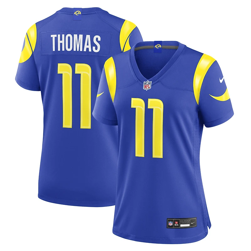 Women's Nike Keir Thomas Royal Los Angeles Rams Team Game Jersey