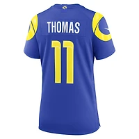 Maillot de match Nike Keir Thomas Royal Los Angeles Rams pour femmes