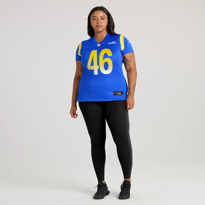 Women's Nike Kenny Logan Jr.  Royal Los Angeles Rams Game Jersey