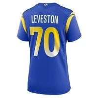 Women's Nike KT Leveston  Royal Los Angeles Rams Team Game Jersey