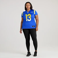 Maillot de joueur retraité Nike Kurt Warner Royal Los Angeles Rams Game pour femme