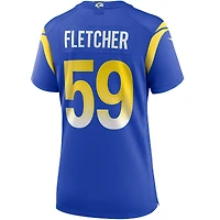 Maillot de joueur retraité Nike London Fletcher Royal Los Angeles Rams Game pour femme
