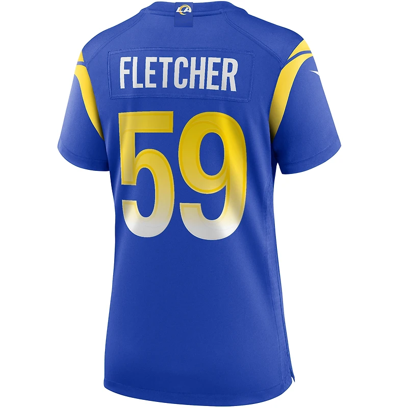 Women's Nike London Fletcher Royal Los Angeles Rams Game Retired Player Jersey