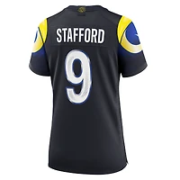 Women's Nike Matthew Stafford Midnight Blue Los Angeles Rams 2025 Rivalries Collection Game Jersey