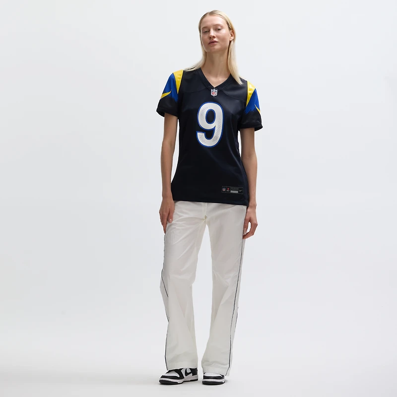 Women's Nike Matthew Stafford Midnight Blue Los Angeles Rams 2025 Rivalries Collection Game Jersey