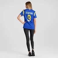 Maillot de match Nike Matthew Stafford Royal Los Angeles Rams pour femme