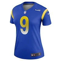 Haut Nike pour femme Matthew Stafford Royal Los Angeles Rams Legend Player Performance