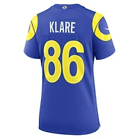 Maillot de match Nike Max Klare Royal pour femme, Los Angeles Rams
