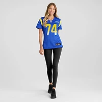 Maillot de joueur retraité Nike Merlin Olsen Royal Los Angeles Rams Game pour femme