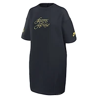 Women's Nike Midnight Blue Los Angeles Rams 2025 Rivalries Collection Oversized Tech Fleece Dress
