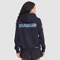 Women's Nike Midnight Blue Los Angeles Rams 2025 Rivalries Collection Standard Issue Sideline Dri-FIT Hoodie