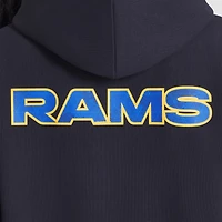 Women's Nike Midnight Blue Los Angeles Rams 2025 Rivalries Collection Standard Issue Sideline Dri-FIT Hoodie