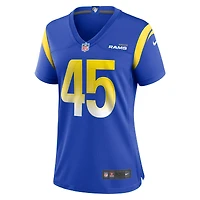 Women's Nike Neal Johnson Jr  Royal Los Angeles Rams Game Jersey
