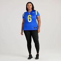 Women's Nike Nick Hampton  Royal Los Angeles Rams Team Game Jersey