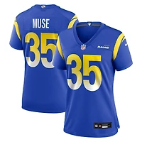 Maillot de match Nike Nick Muse Royal Los Angeles Rams pour femme