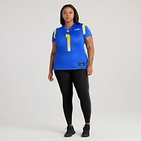 Women's Nike Number 1 Mom Royal Los Angeles Rams Game Jersey