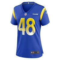 Maillot de match Nike Omar Speights Royal Los Angeles Rams pour femme