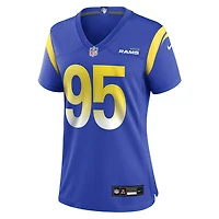 Women's Nike Poona Ford  Royal Los Angeles Rams Team Game Jersey