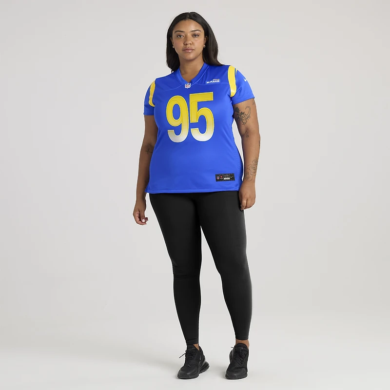 Women's Nike Poona Ford Royal Los Angeles Rams Team Game Jersey
