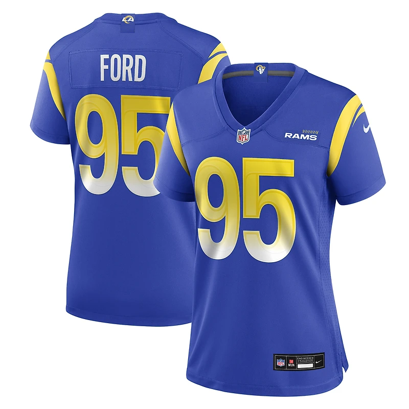 Women's Nike Poona Ford Royal Los Angeles Rams Team Game Jersey