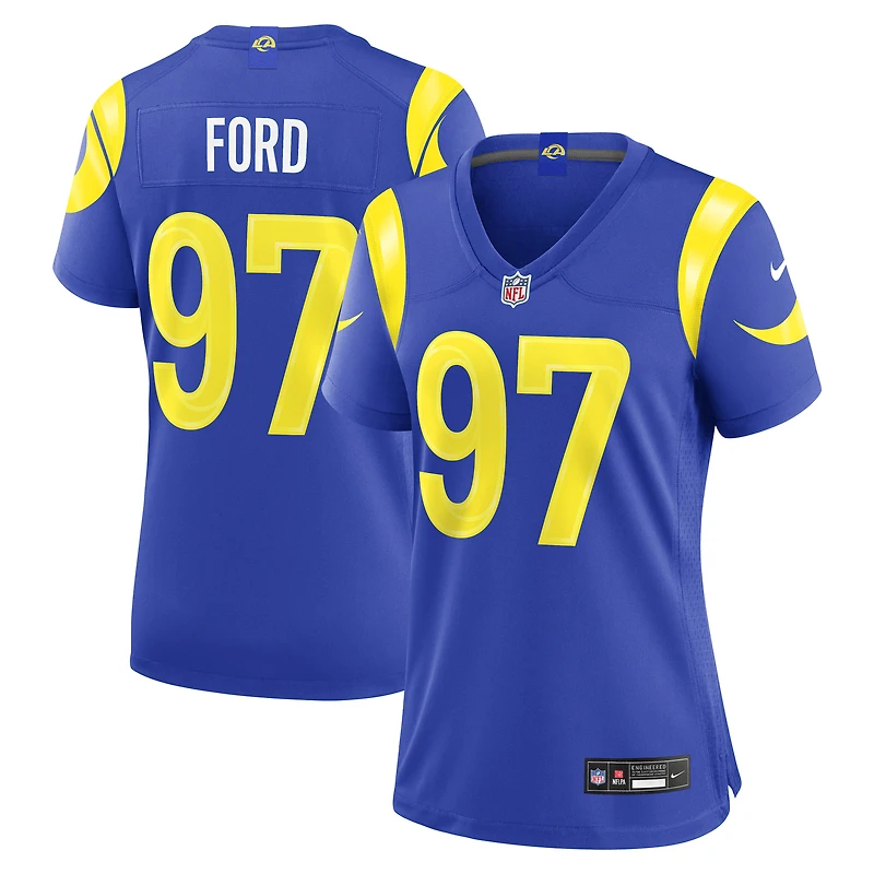 Women's Nike Poona Ford Royal Los Angeles Rams Team Game Jersey