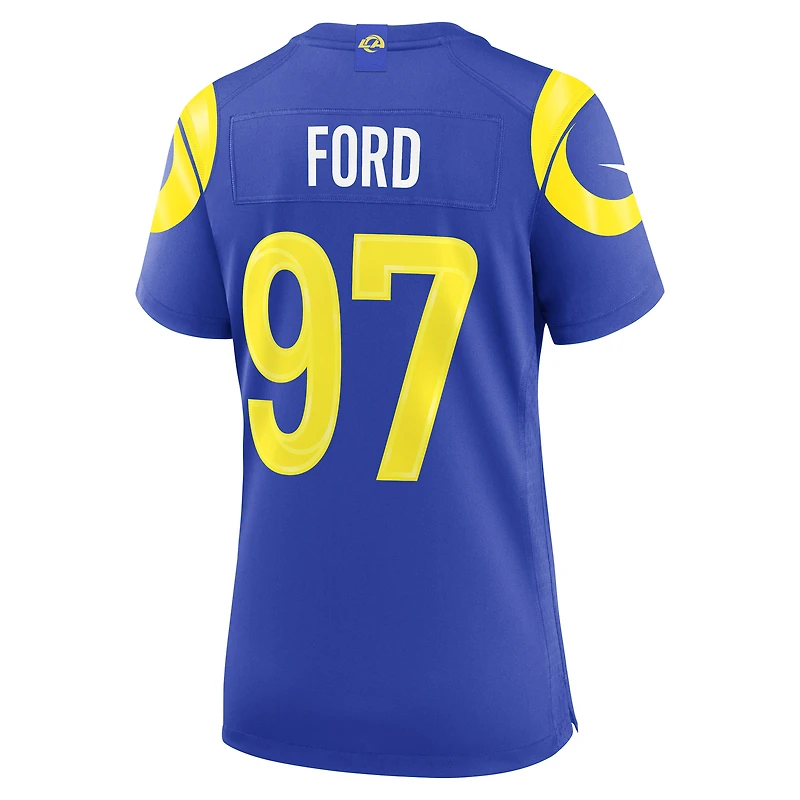 Women's Nike Poona Ford Royal Los Angeles Rams Team Game Jersey
