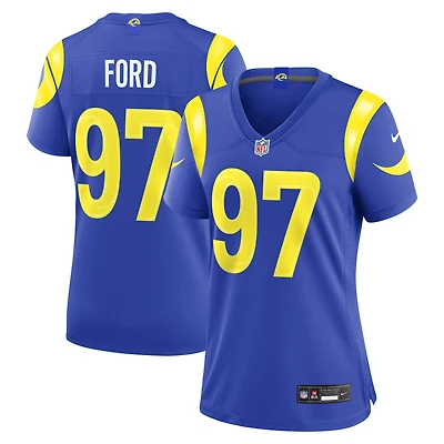 Women's Nike Poona Ford Royal Los Angeles Rams Team Game Jersey